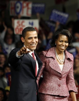 the president and the first lady