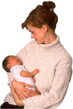 baby and mother