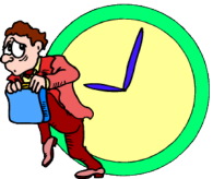 man leaving office