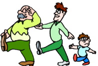father and sons