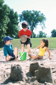 children playing