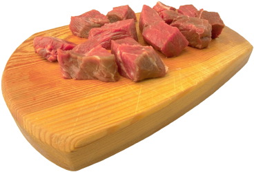 chunks of meat
