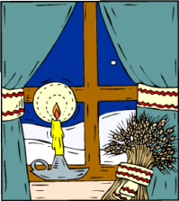 window with curtains