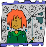 damp hair