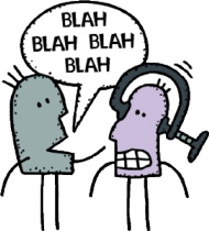 talking