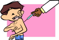 getting a shot