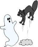 ghost and cat
