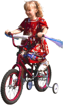 girl on bike