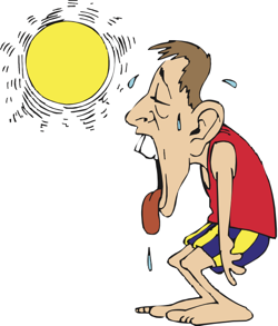 hot and muggy