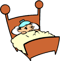 in bed