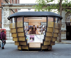 kiosk outside