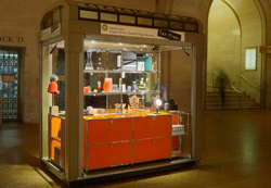 kiosk inside