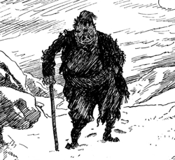 man limping