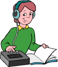 student listening