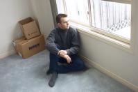 next to window