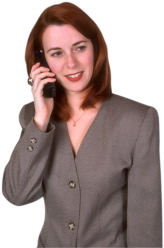 on the phone