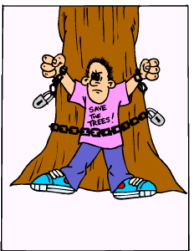 protesting