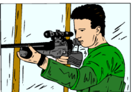 shoot a gun