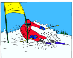 skiing